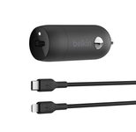 Belkin BoostCharge 30 W USB-C Kfz-Ladegerät, schwarz