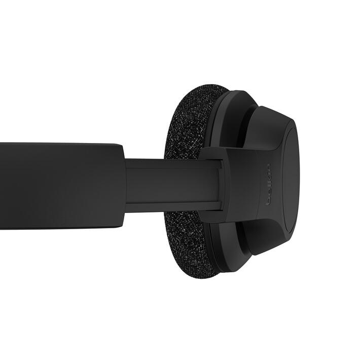 Belkin SoundForm Adapt kabelloser Over-Ear Kopfhörer, schwarz