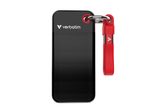 Verbatim Pocket SSD - 2 TB, Schwarz, Rot