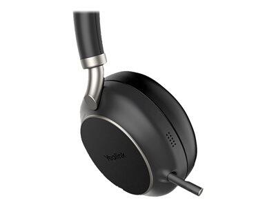 Yealink BT Headset BH76 Black USB-C + Ladeständer Teams