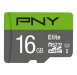 PNY Elite microSDHC UHS-I Speicherkarte 16 GB mit SD-Adapter