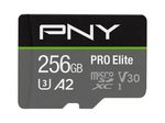 PNY PRO Elite microSDXC UHS-I Speicherkarte 256 GB mit SD-Adapter