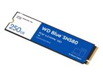 WD Blue SN580 SSD - 250 GB - intern - M.2 2280 - PCIe 4.0 x4 (NVMe)