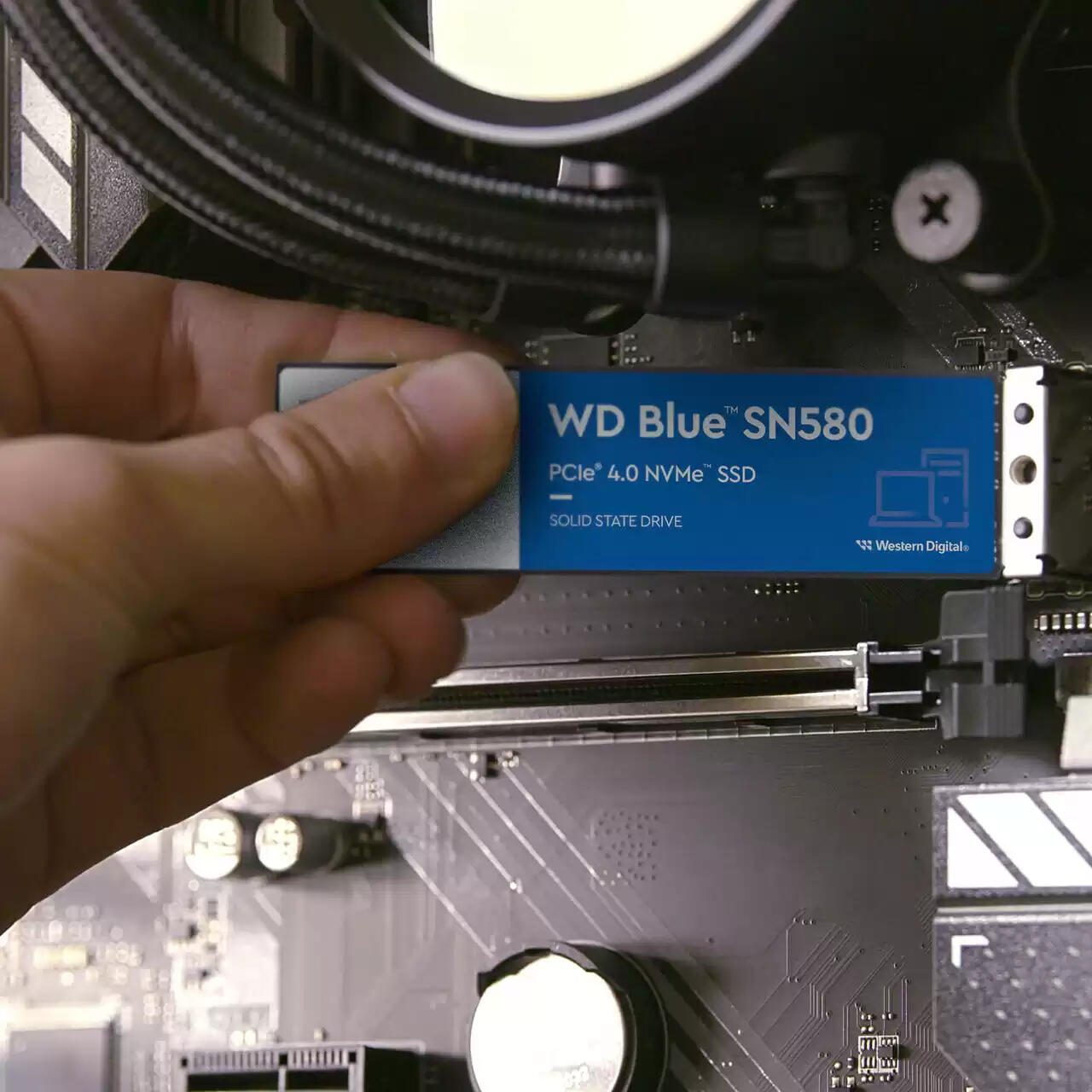 WD Blue SN580 SSD - 250 GB - intern - M.2 2280 - PCIe 4.0 x4 (NVMe)