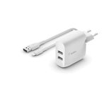 Belkin BoostCharge USB-A Ladegerät mit zwei Anschlüssen (24 W)