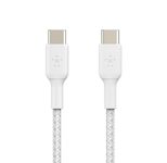 Belkin BoostCharge geflochtenes 1 m USB-C/USB-C Kabel 60 W (2er Pack)