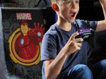 X Rocker Marvel™ Iron Man Floor Rocker Gaming-Bodensessel für Kinder & Jugendliche - schwarz