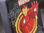 X Rocker Marvel™ Iron Man Floor Rocker Gaming-Bodensessel für Kinder & Jugendliche - schwarz