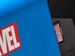 X Rocker Marvel™ Captain America Floor Rocker Gaming-Bodensessel für Kinder & Jugendliche - blau