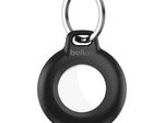 Belkin wasserfester Secure Holder mit Schlüsselanhänger für Apple AirTag, schwarz