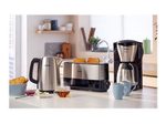 Philips Café Gaia HD7548 - Kaffeemaschine - Metall/Schwarz