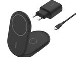 Belkin BoostCharge 15 W 2-in-1 Ladestation mit Qi2, schwarz