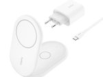 Belkin BoostCharge 15W 2-in-1 Ladestation mit Qi2, weiß
