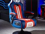X Rocker Marvel™ Elite 2.1 Gaming-Sessel  im Captain America Design - blau/rot