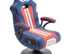 X Rocker Marvel™ Elite 2.1 Gaming-Sessel  im Captain America Design - blau/rot