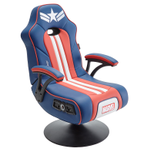 X Rocker Marvel™ Elite 2.1 Gaming-Sessel  im Captain America Design - blau/rot
