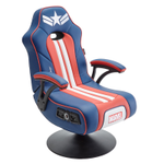 X Rocker Marvel™ Elite 2.1 Gaming-Sessel im Captain America Design - blau/rot