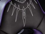X Rocker Marvel™ Elite 2.1 Gaming-Sessel  im Black Panther Design - schwarz/lila