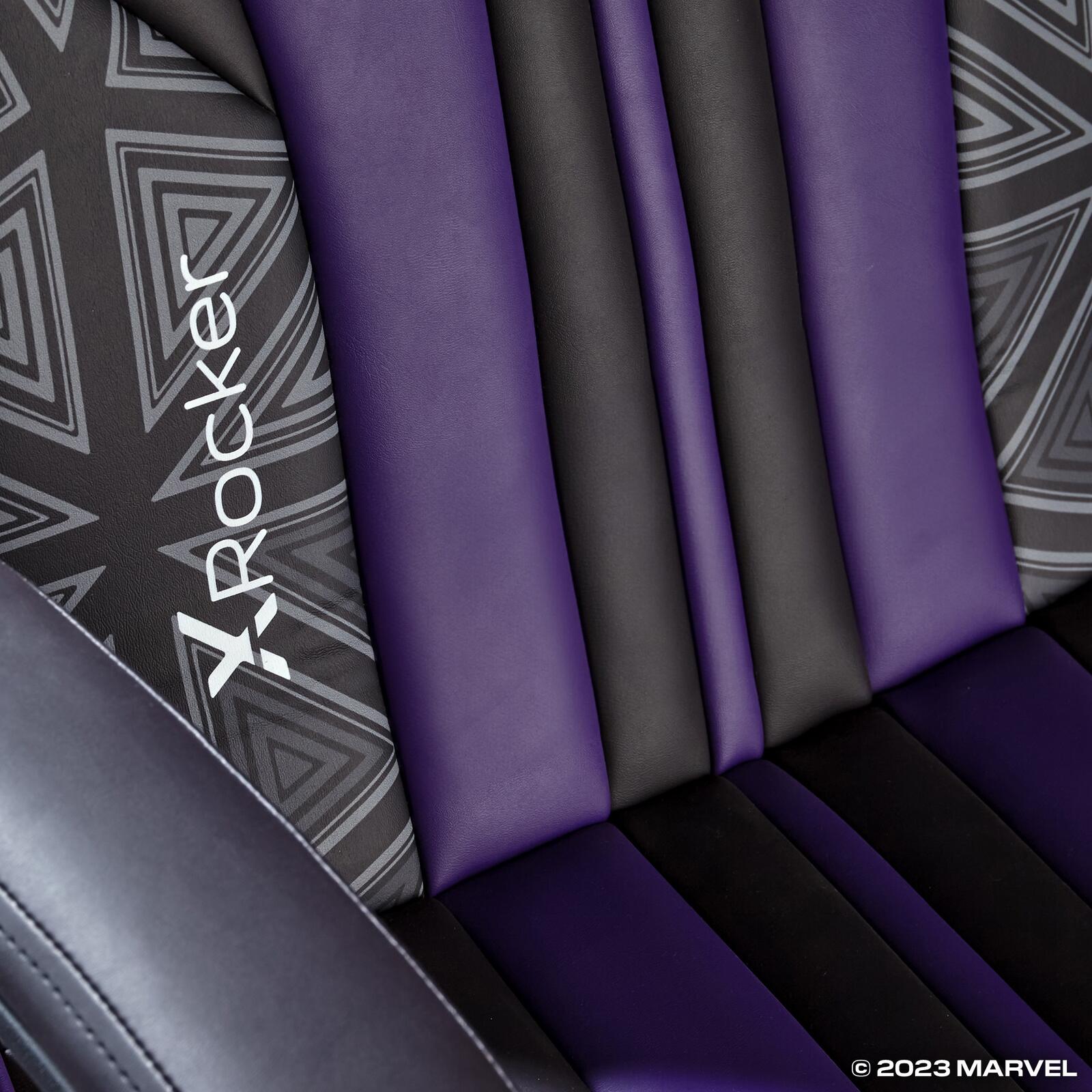 X Rocker Marvel™ Elite 2.1 Gaming-Sessel  im Black Panther Design - schwarz/lila