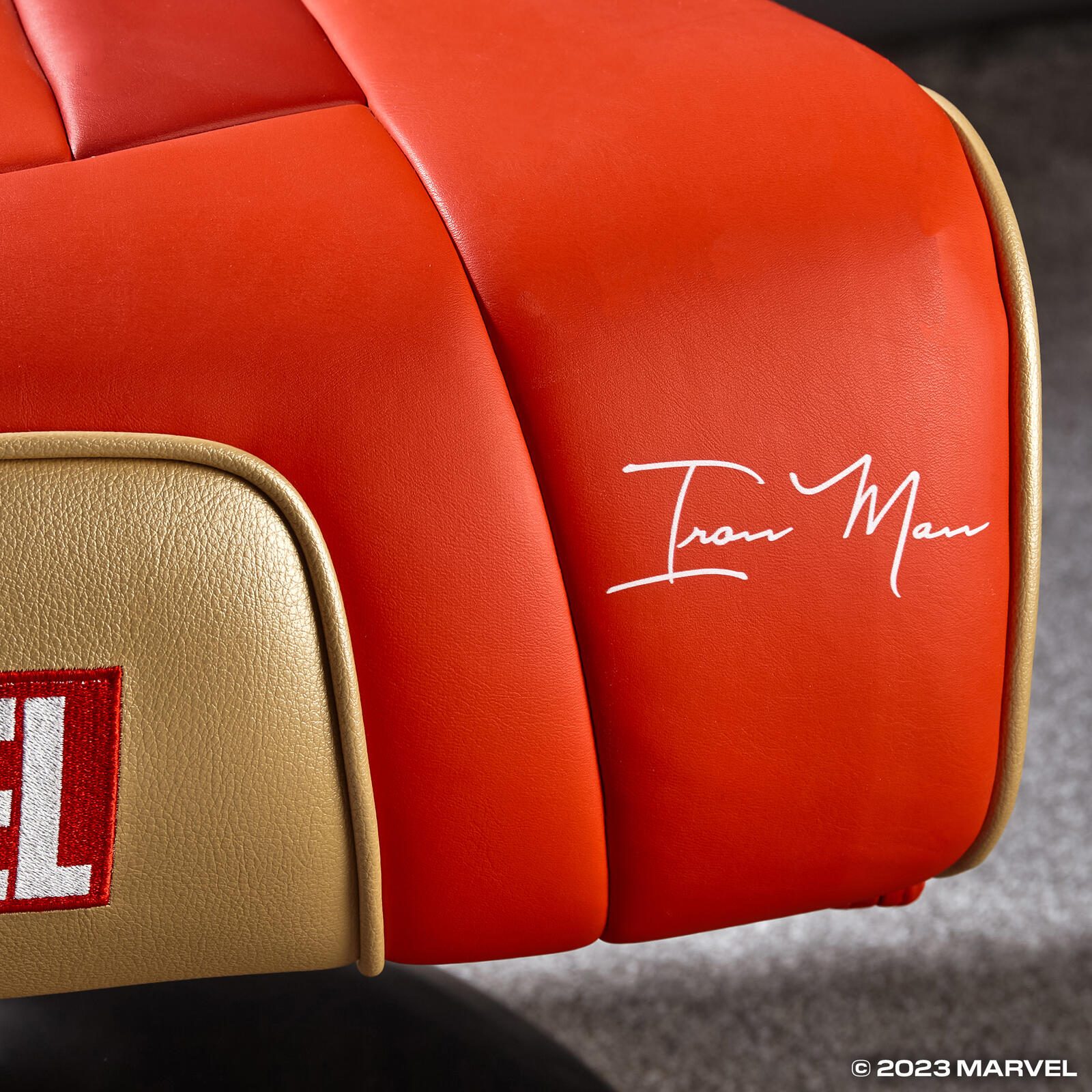 X Rocker Marvel™ Elite 2.1 Gaming-Sessel im Iron Man Design - rot/gold