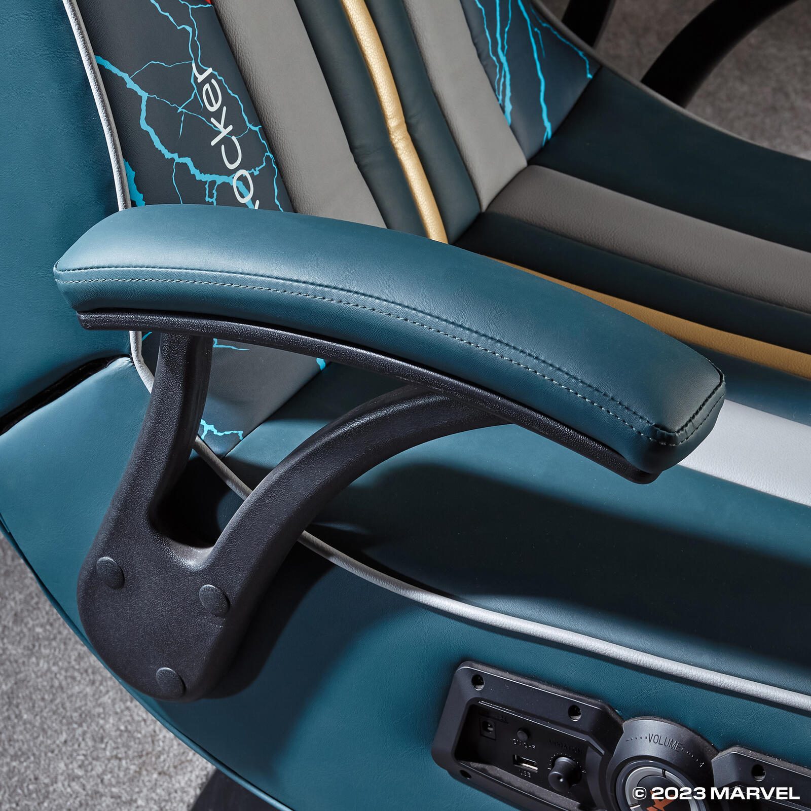 X Rocker Marvel™ Elite 2.1 Gaming-Sessel im Thor Design - blau