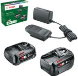 BOSCH Home & Garden Ladegerät Starter-Set 18V 2.0+4.0A