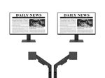 2x BenQ GW2791 Monitor 68,5 cm (27 Zoll) + BenQ Ergo Arm BDH01