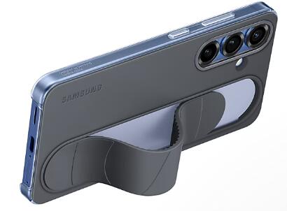 Samsung Standing Grip Case für Galaxy S25 (Schwarz)