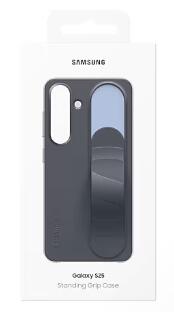 Samsung Standing Grip Case für Galaxy S25 (Schwarz)