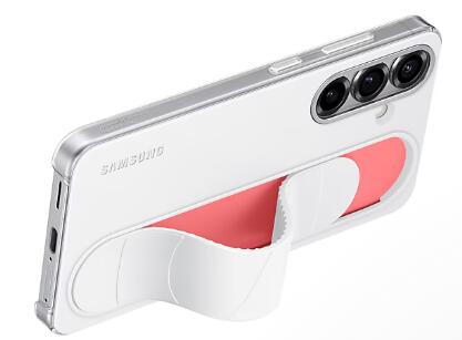 Samsung Standing Grip Case für Galaxy S25 (Weiß)