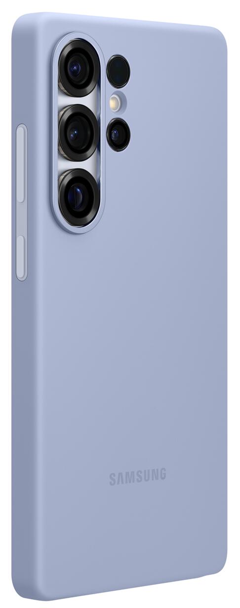 Samsung Silicone Case für Galaxy S25 Ultra, Light Blue