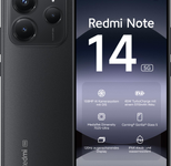 Xiaomi Redmi Note 14 5G 256 GB/8 GB, schwarz