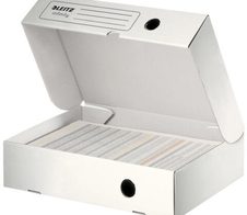 LEITZ Infinity Archivboxen 25,5 x 33,0 x 8,0 cm weiß