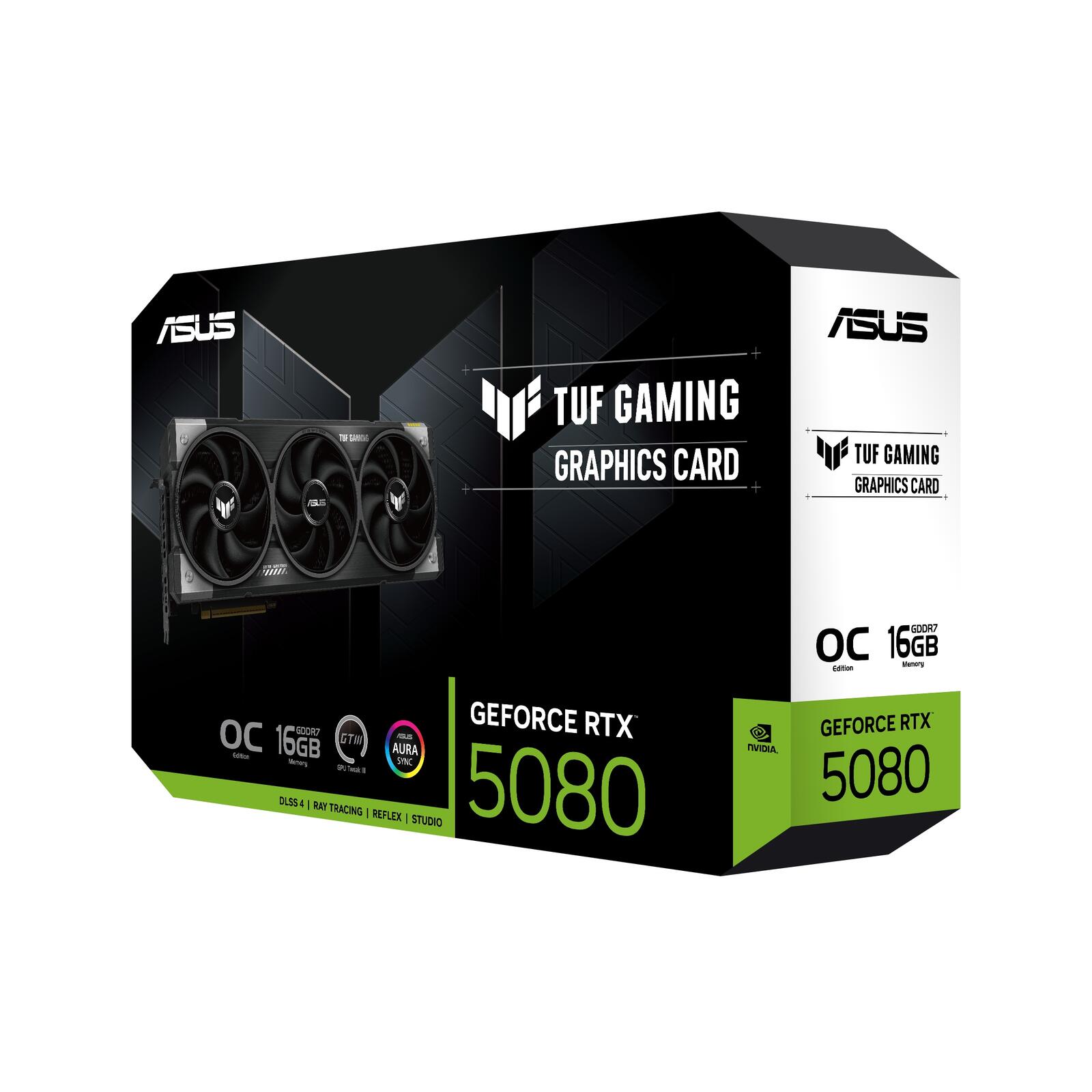 ASUS TUF Gaming GeForce RTX 5080 OC Edition 16GB GDDR7 Gaming Grafikkarte