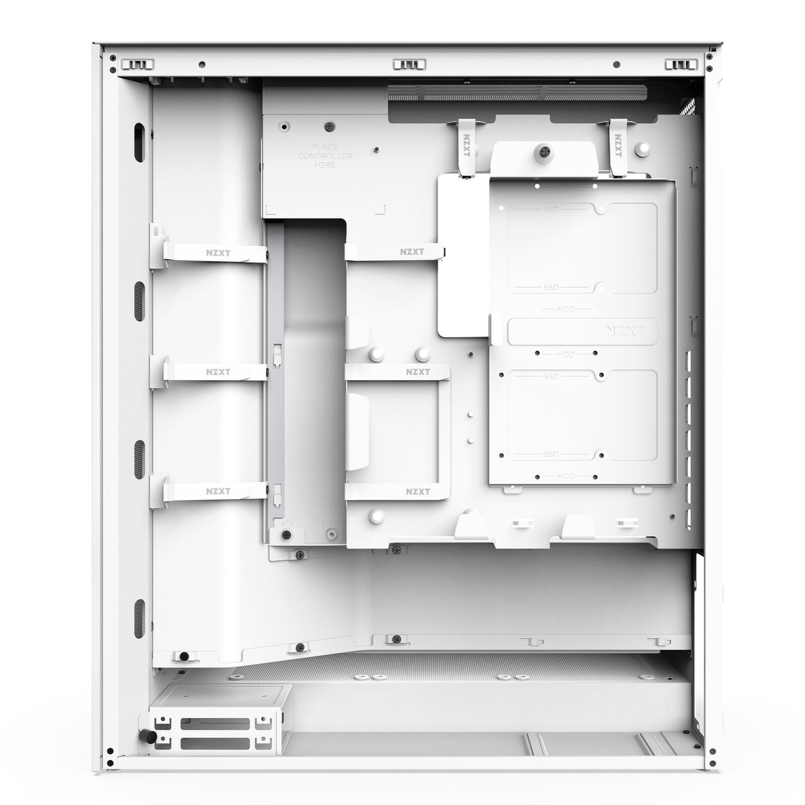 NZXT H7 Flow Mid-Tower-Gehäuse, Weiß