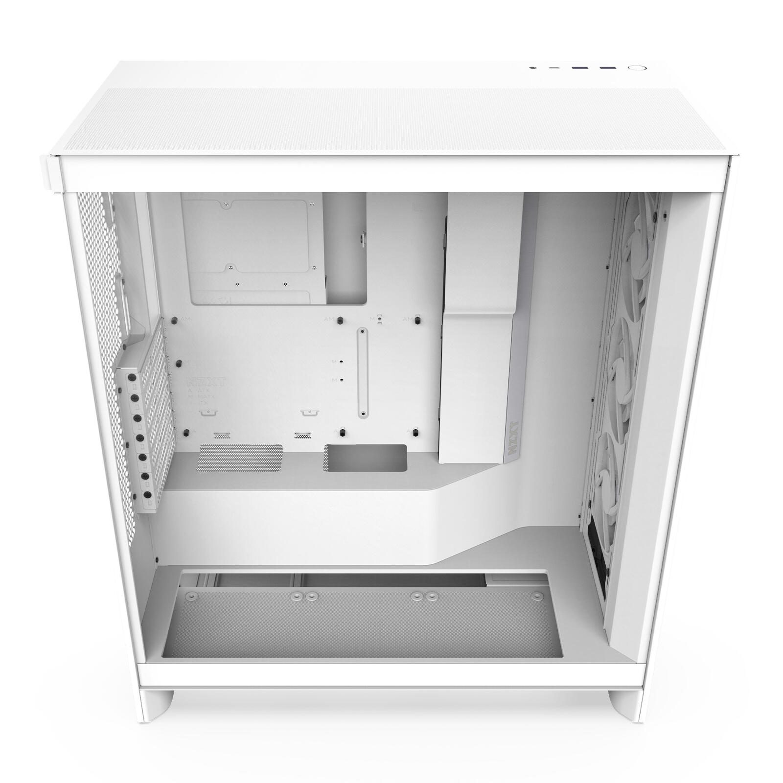 NZXT H7 Flow RGB Mid-Tower-Gehäuse, Weiß