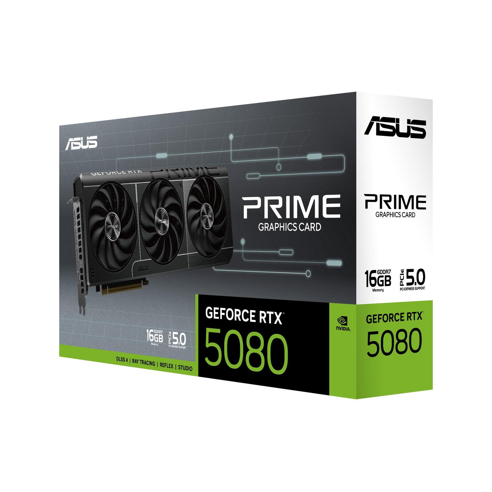 ASUS Prime GeForce RTX 5080 16GB GDDR7 Gaming Grafikkarte