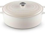 Le Creuset Signature Bräter oval 29 cm, meringue