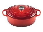 Le Creuset Signature Bräter oval 29 cm, kirschrot