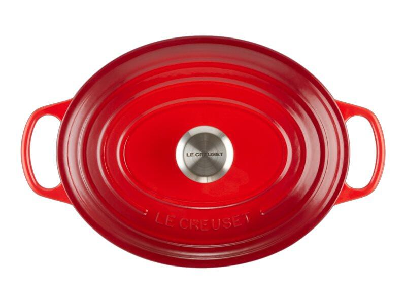 Le Creuset Signature Bräter oval 29 cm, kirschrot