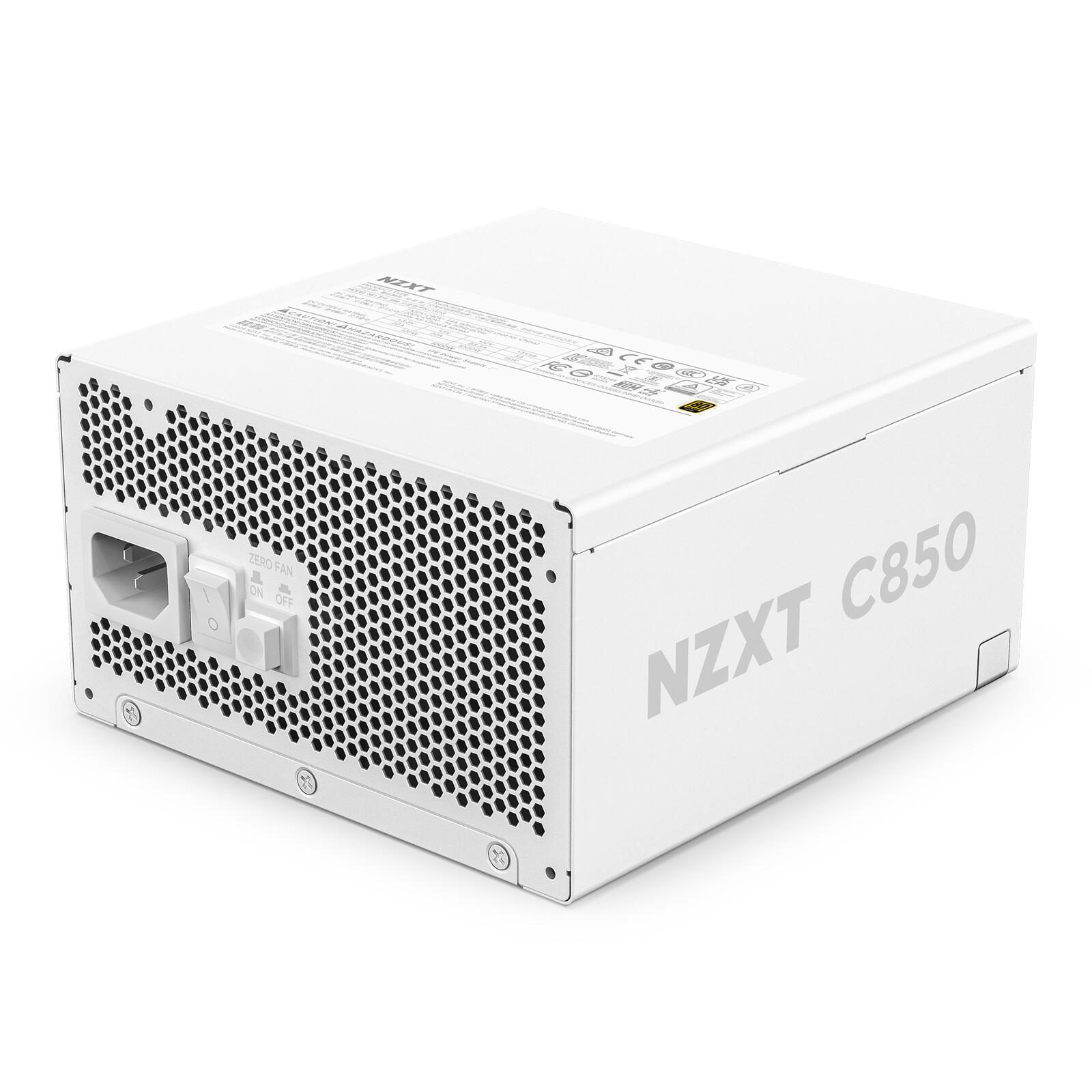 NZXT C850 Gold ATX 3.1 - Netzteil Weiß