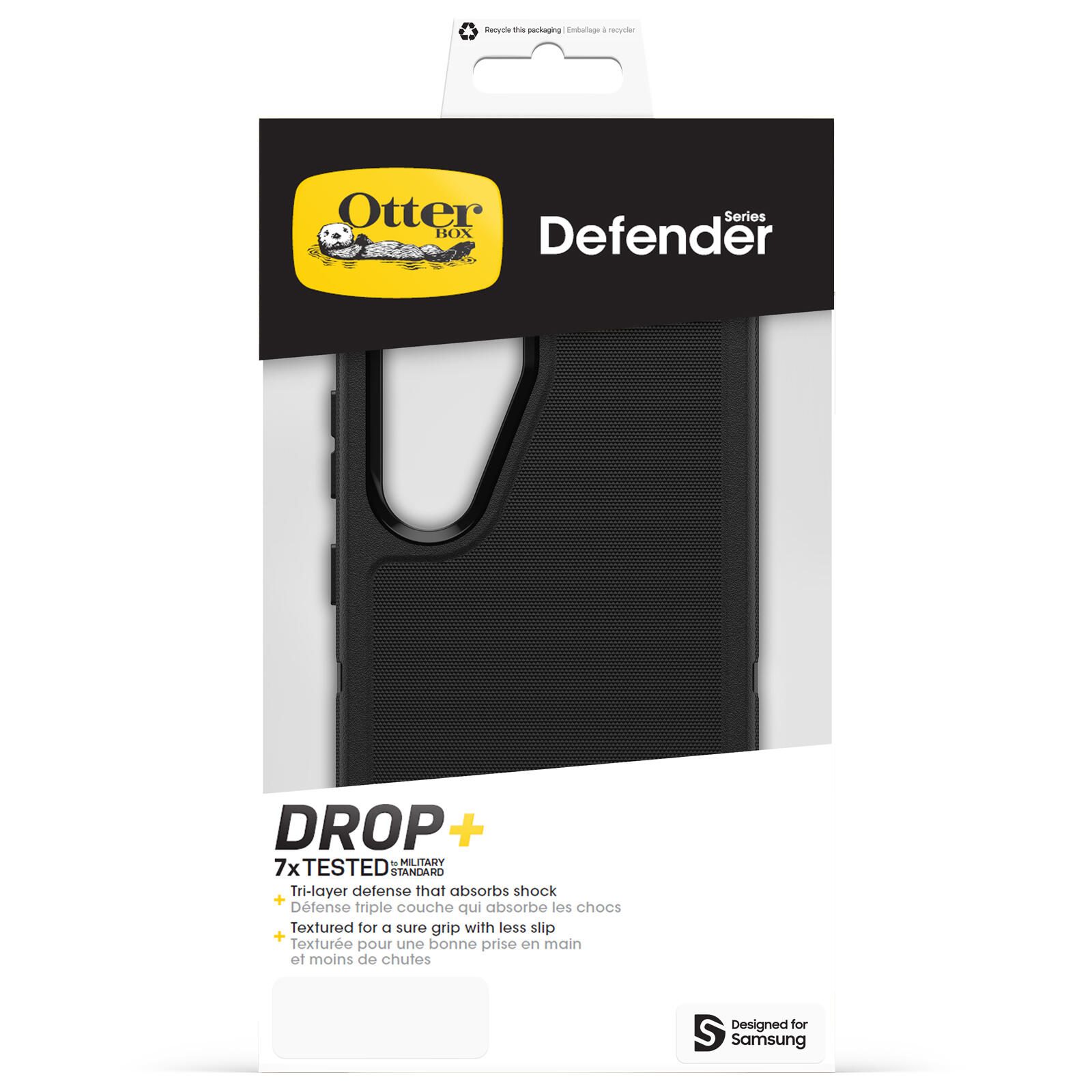 OtterBox Defender Schutzhülle für Samsung Galaxy S25 - schwarz