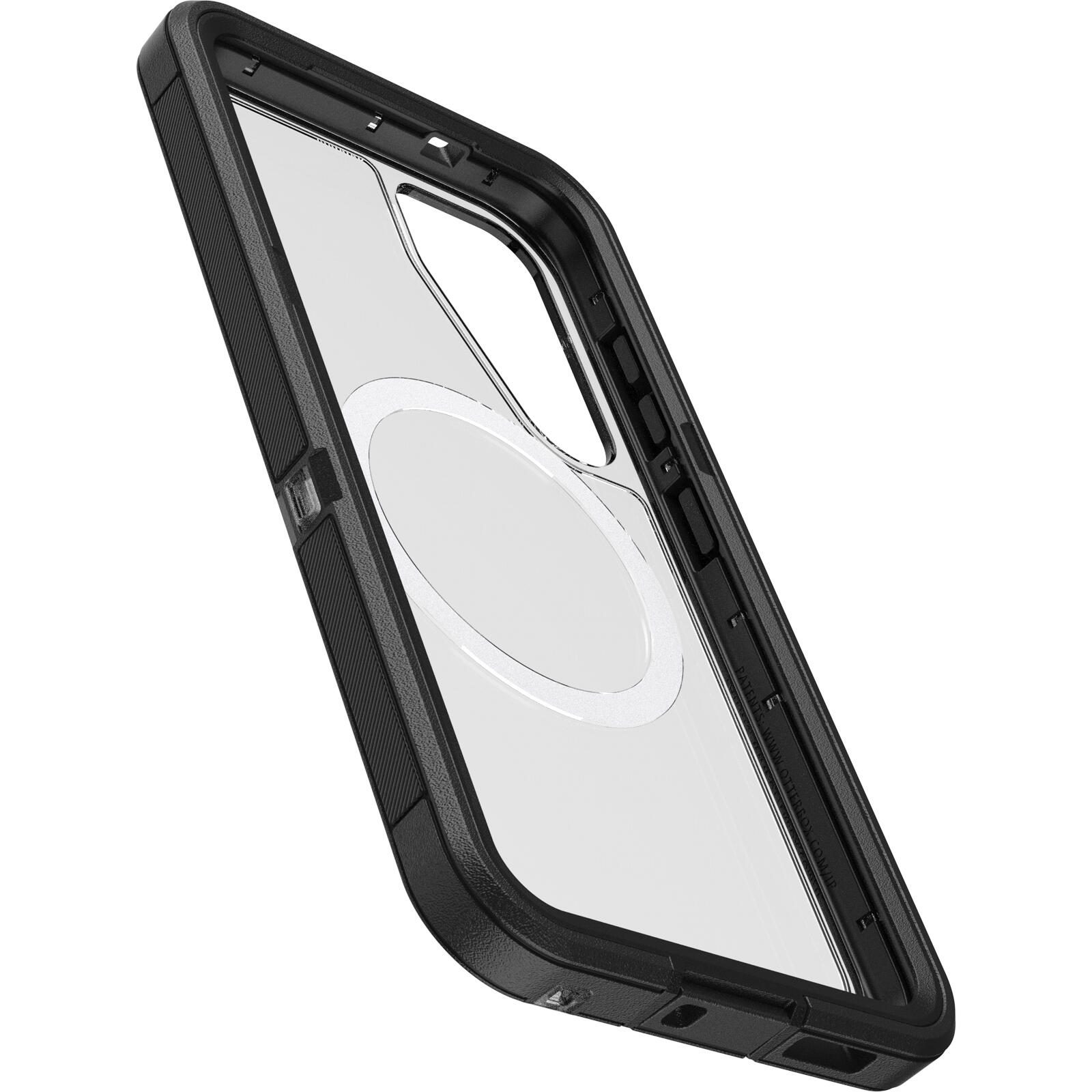 OtterBox Defender XT Clear Magnets Schutzhülle für Samsung Galaxy S25 Dark Side - clear/black