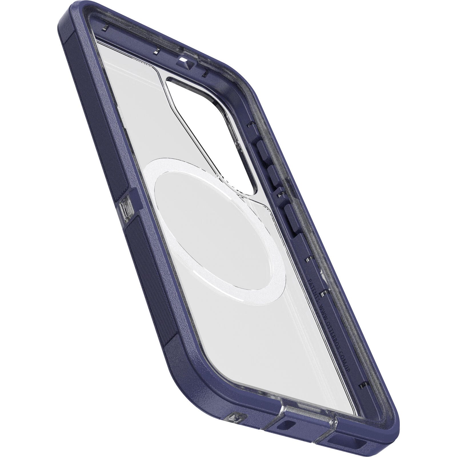 OtterBox Defender XT Clear Magnets Schutzhülle für Samsung Galaxy S25 Violet Thunder - clear/purple