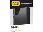 OtterBox React Folio Schutzhülle für Samsung Galaxy S25 Black Crystal - clear/black