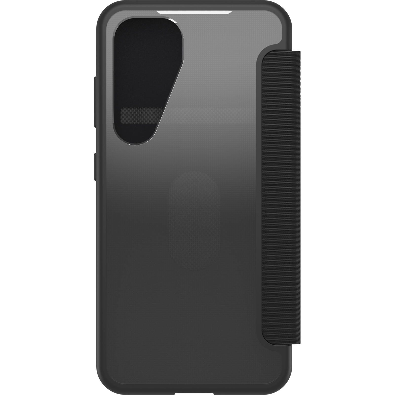 OtterBox React Folio Schutzhülle für Samsung Galaxy S25 Black Crystal - clear/black