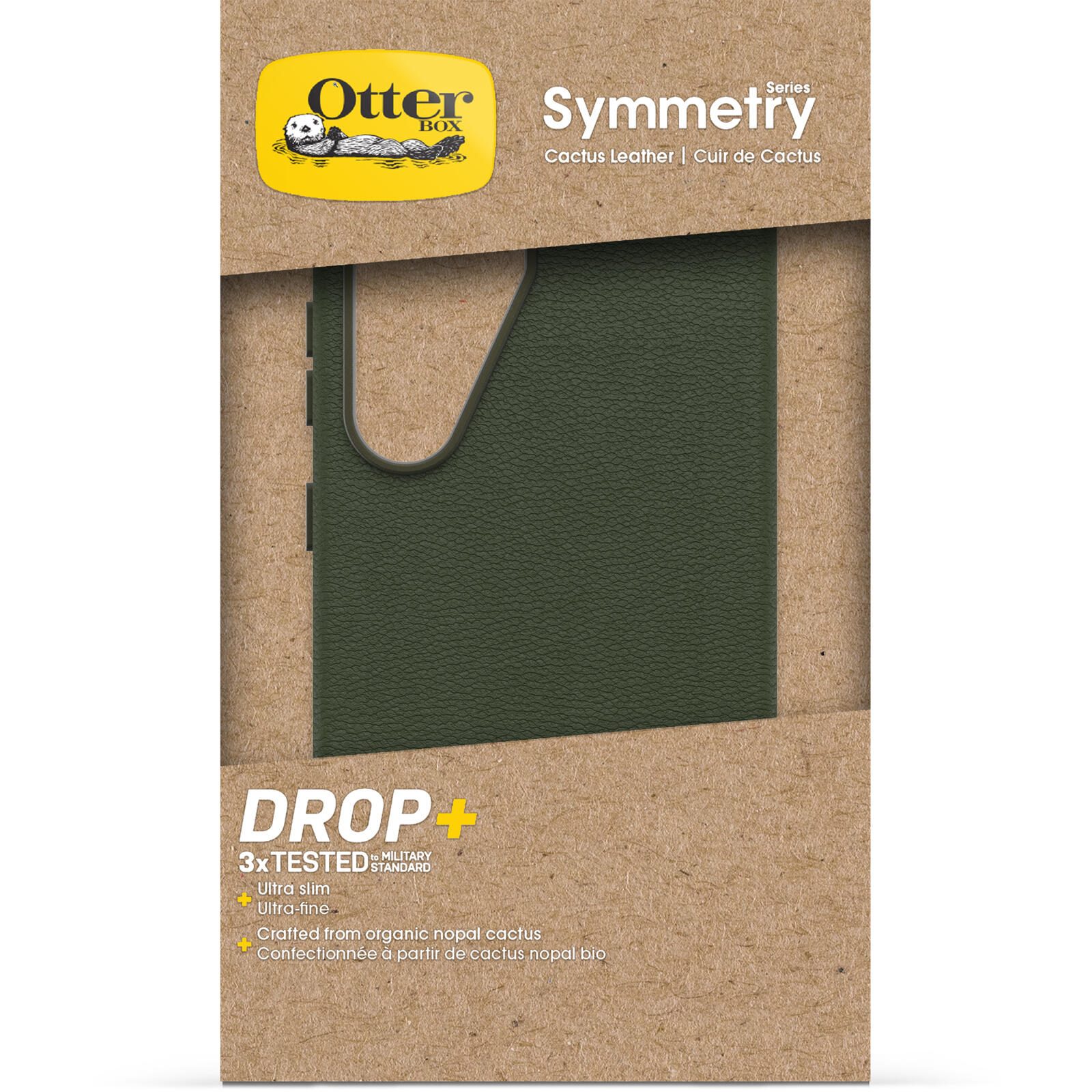OtterBox Symmetry Cactus Leather Schutzhülle für Samsung Galaxy S25 Cactus Grove - green