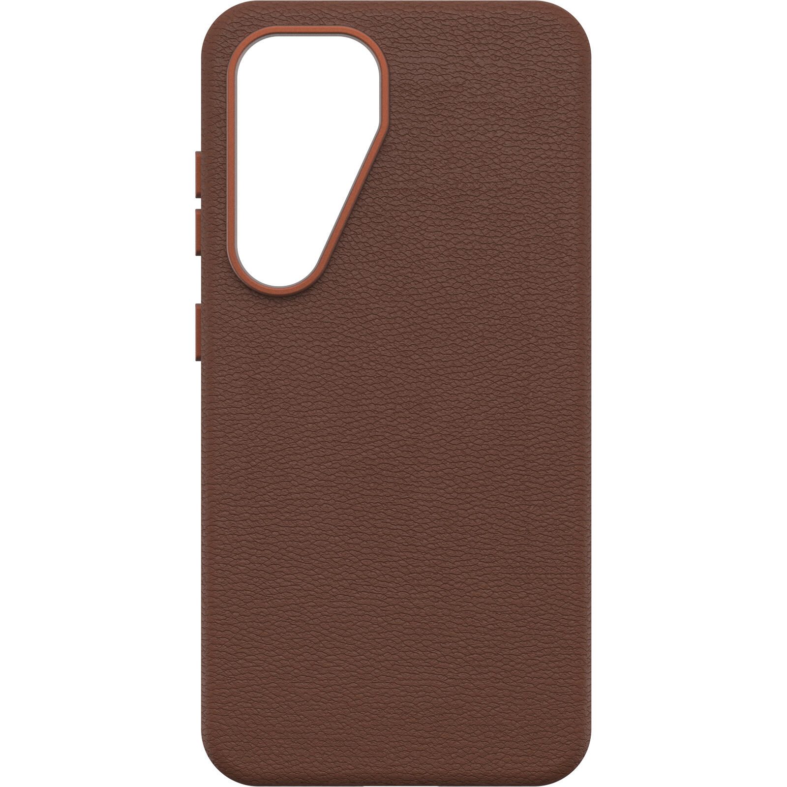 OtterBox Symmetry Cactus Leather Schutzhülle für Samsung Galaxy S25 Rich Adove - brown