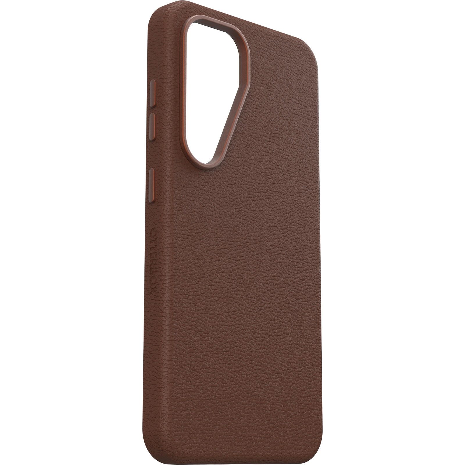 OtterBox Symmetry Cactus Leather Schutzhülle für Samsung Galaxy S25 Rich Adove - brown