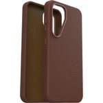 OtterBox Symmetry Cactus Leather Schutzhülle für Samsung Galaxy S25 Rich Adove - brown